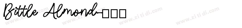 Bittle Almond字体转换